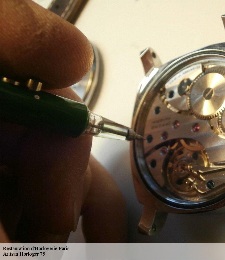 Restauration d'Horlogerie 75 Paris  Artisan Horloger 75