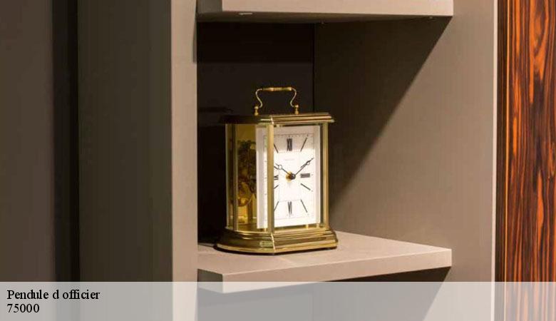 Pendule d officier  paris-75000 Artisan Horloger 75