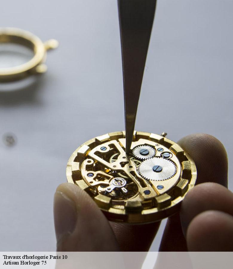 Travaux d'horlogerie paris-10-75010 Artisan Horloger 75
