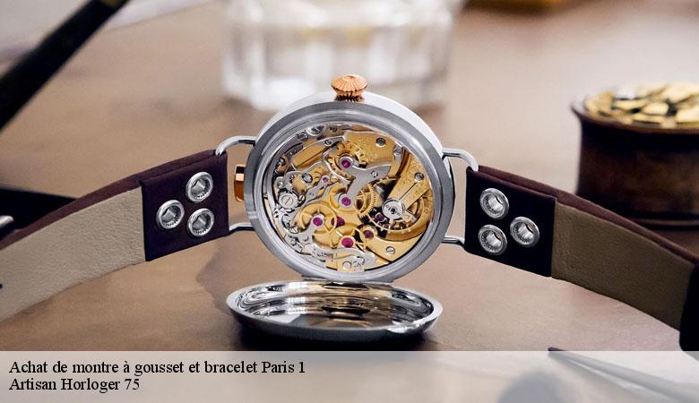 Achat de montre à gousset et bracelet  paris-1-75001 Artisan Horloger 75